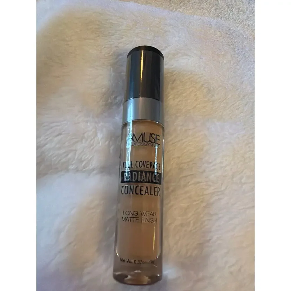 AMUSE Full Coverage Radiance Concealer Tan KL237-7 Long Wear Matte 0.32 oz